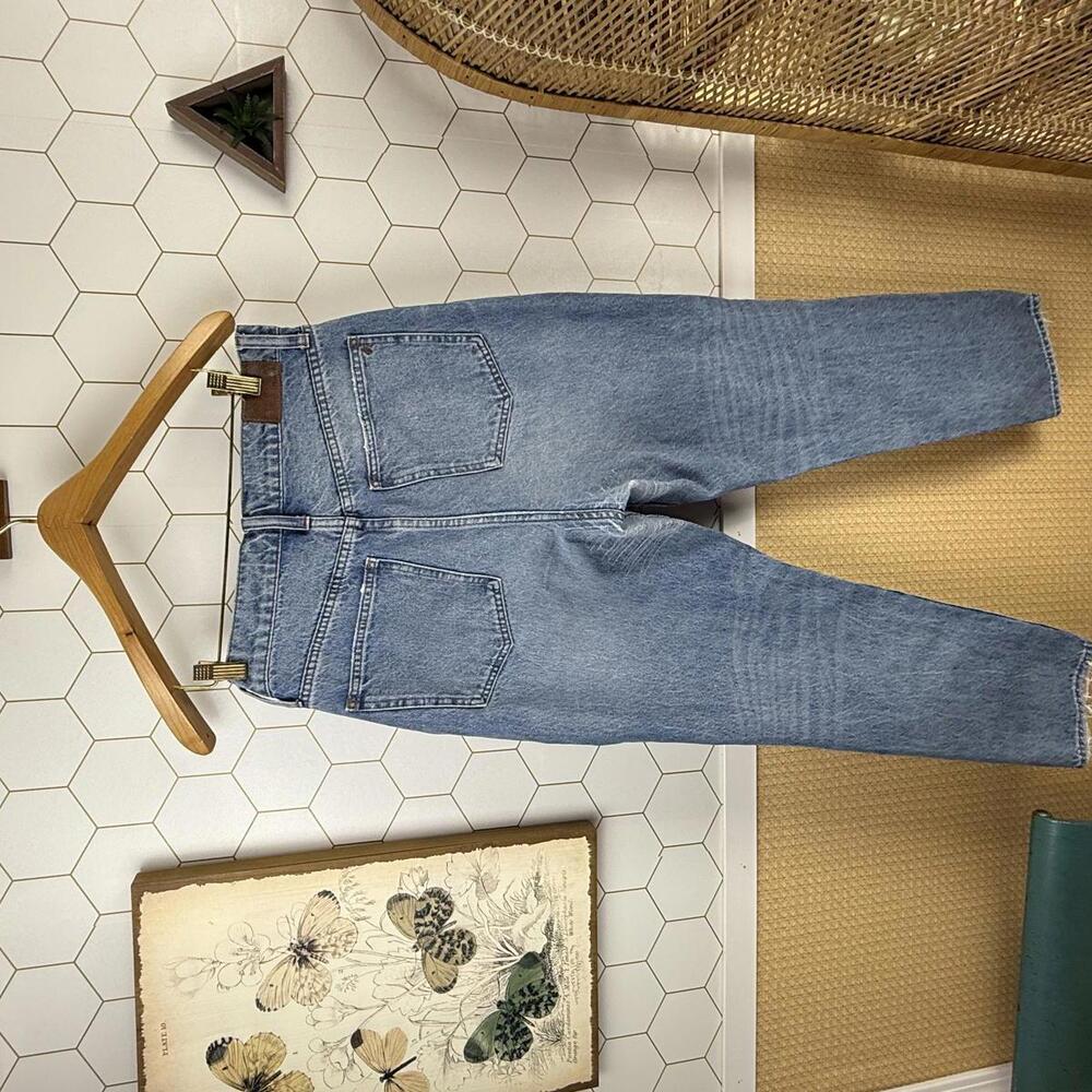 Madewell The Perfect Vintage Straight High-Waisted Distressed Jeans - Size - 29 - Picture 3 of 7